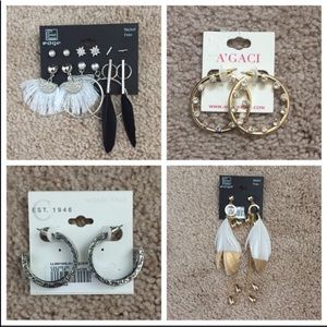 Nine Pairs of Earrings Bundle
